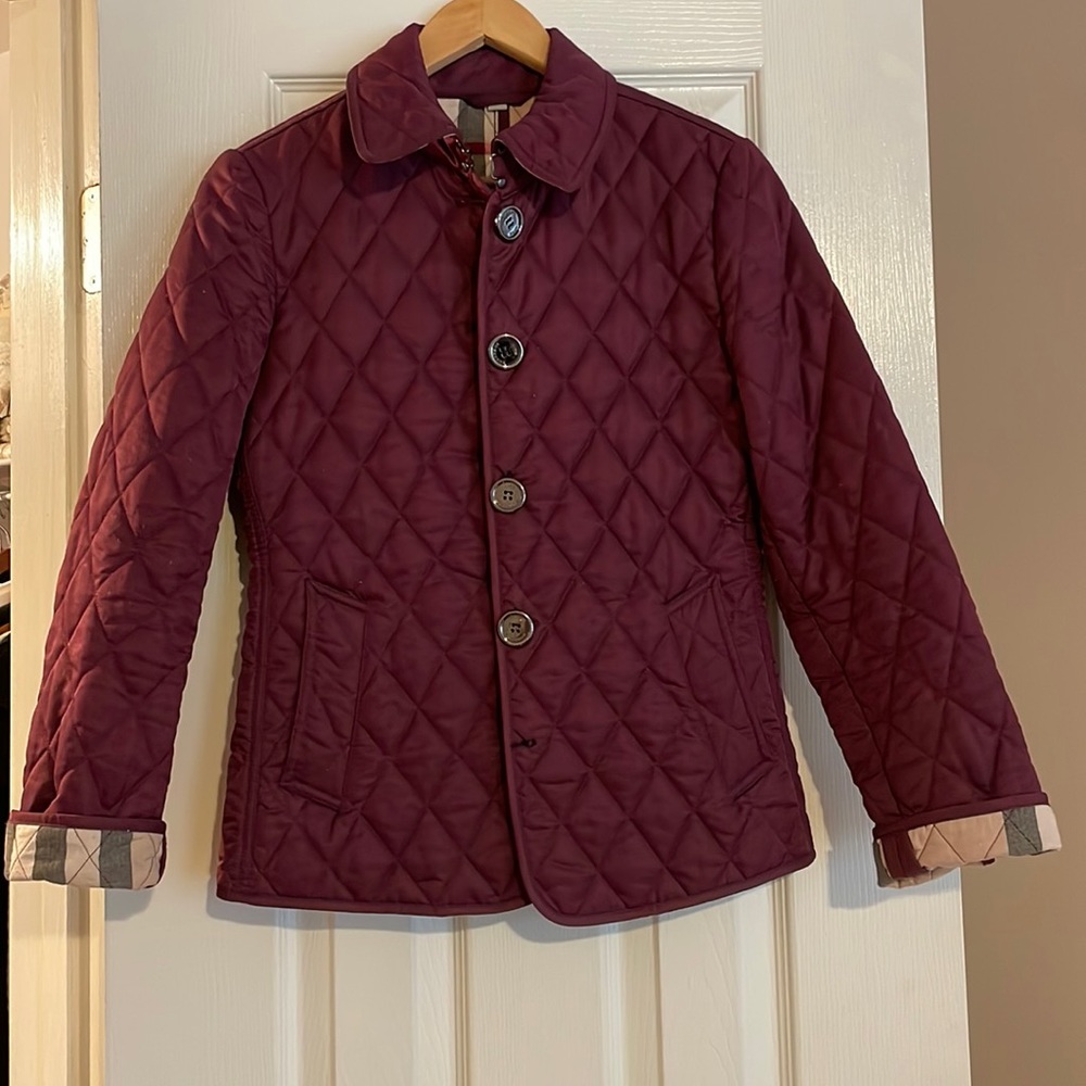 Burberry quilted coat